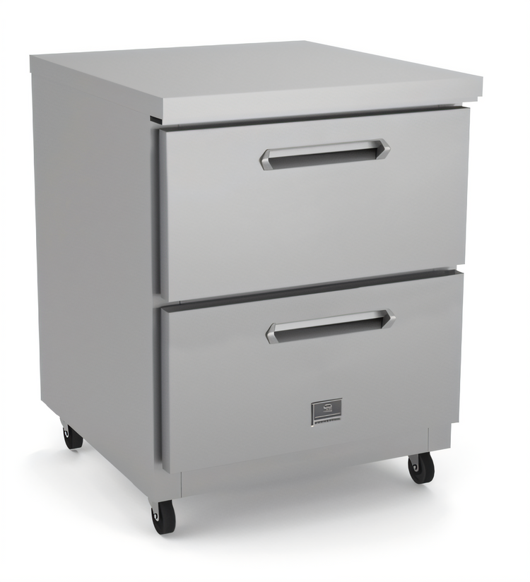 Product image #1 for Kelvinator Commercial 2-Drawer Undercounter Refrigerator, 27-Inch Wide, 32-Inch Tall, ADA Height Compliant