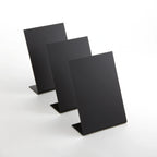 Thumbnail image #1 for American Metalcraft TBABLA6 Stand-Alone Tabletop Chalkboard Signs, Black, 4-1/8 x 1-3/4 x 5-7/8 Inches, Pack of 3 Case of 36