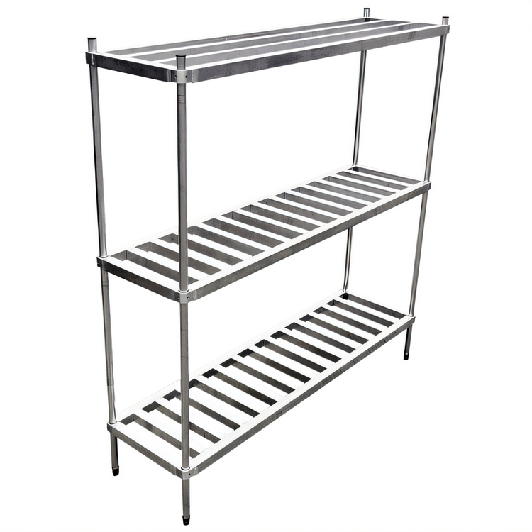 Product image #1 for Omcan Aluminum 8-Keg Storage Rack