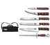 Thumbnail image #1 for Victorinox 7-Piece Cutlery Roll Set with Canvas Case and Rosewood Handles