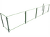 Thumbnail image #1 for Hatco Flav-R-Shield EP5-132 Single-Sided Full-Service Pass-Over Sneeze Guard, 132-Inch Wide