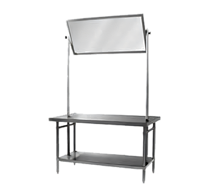 Product image #1 for Eagle Spec-Master 60" x 36" Stainless Steel Demo Table with Tilting Acrylic Mirror