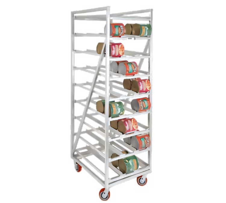 Product image #1 for Channel Manufacturing Heavy-Duty Full-Size Stationary Aluminum Can Rack, 162 #10 / 216 #5 Capacity