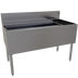 Thumbnail image #1 for Glastender 48-Inch Underbar Ice Bin/Cocktail Unit with Right-Side Bottle Well and 10-Circuit Cold Plate