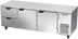 Thumbnail image #1 for Beverage-Air UCRD93AHC-2 Three-Section Undercounter Refrigerator with 2 Doors and 2 Drawers, Side-Mount Self-Contained, 93-Inch