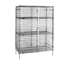 Thumbnail image #1 for Metro Super Erecta qwikSLOT Stationary Chrome-Plated Wire Security Cage