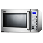 Thumbnail image #1 for Summit Commercial SCM1000SS Commercial Countertop Microwave Oven, 1000 Watts, 0.9 Cu. Ft., Stainless Steel, Digital Touch Controls