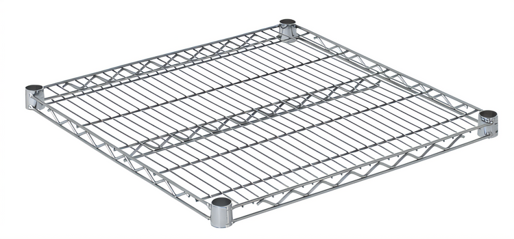 Product image #1 for Olympic 24 Inch x 24 Inch Chromate Finish Wire Shelf