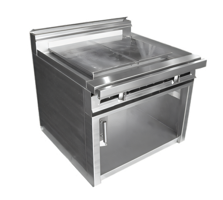 Product image #1 for Titan Heavy Duty 48-Inch Gas Plancha Top Range with Cabinet Base and Island Style Plate