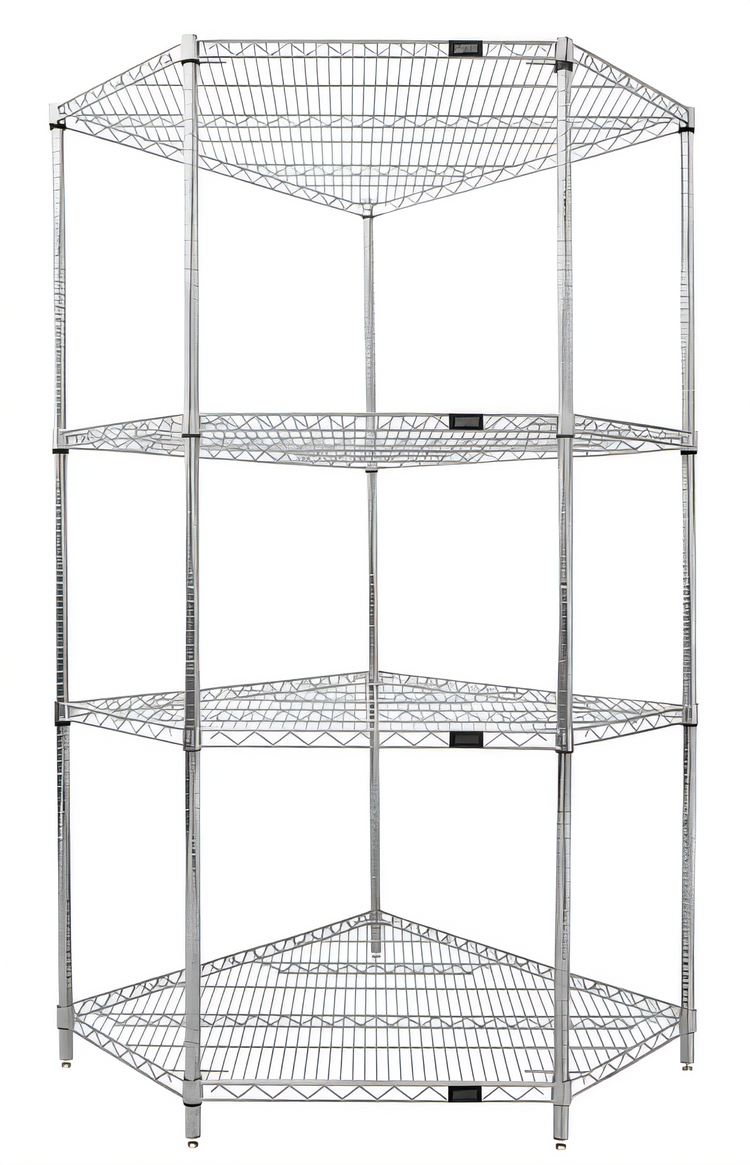Product image #1 for Quantum 36 Inch x 18 Inch Chrome Plated Wire Shelving Starter Kit