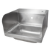 Thumbnail image #1 for John Boos Pro-Bowl Wall-Mounted Stainless Steel Hand Wash Sink with Left and Right Side Splashes, 14 x 10 x 5 Inch Bowl