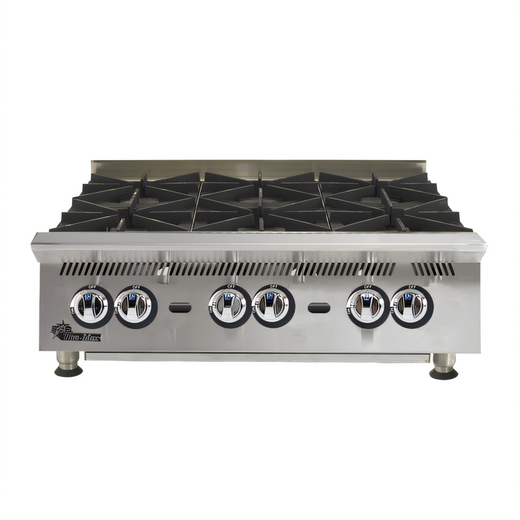 Product image #1 for Star Ultra-Max 36-Inch Countertop Gas Hot Plate with 6 Burners