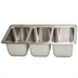 Thumbnail image #1 for BK Resources Deep Drawn 3-Compartment Drop-In Sink, 35-3/4