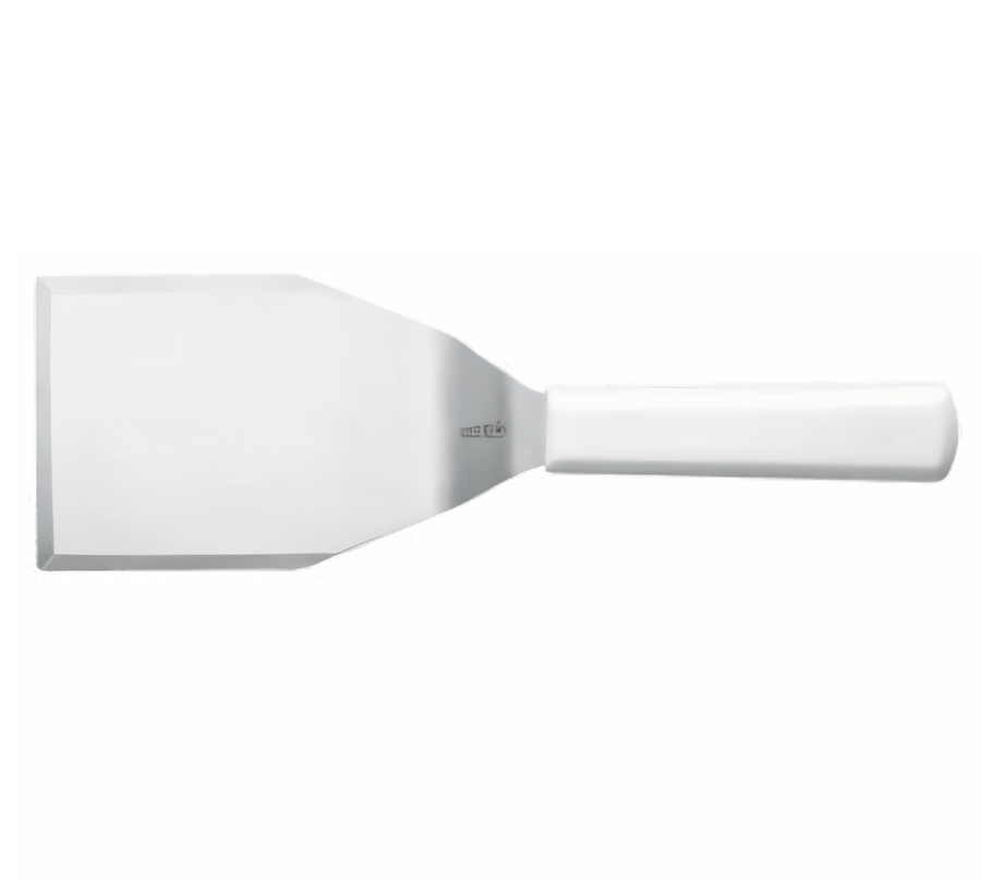 Product image #1 for Mundial 5 x 4 Inch Steak & Burger Turner with Stainless Steel Blade and White Polypropylene Handle