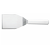 Thumbnail image #1 for Mundial 5 x 4 Inch Steak & Burger Turner with Stainless Steel Blade and White Polypropylene Handle
