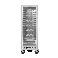 KoolMore Commercial Insulated Heated Holding/Proofing Cabinet with Glass Door and Wire Racks, 36 Full-Size Pan Capacity