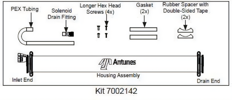 Product image #1 for Antunes VZN Ultrafilter Stainless Steel Housing Retrofit Kit