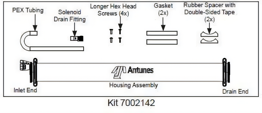 Product image #1 for Antunes VZN Ultrafilter Stainless Steel Housing Retrofit Kit