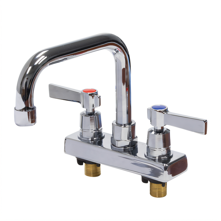 Product image #1 for Advance Tabco K-124 Lead-Free Deck-Mounted Manual Faucet with 6-Inch Swivel D-Style Spout