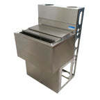 Thumbnail image #1 for BK Resources UBDW-18-IB48 Underbar Insulated Ice Bin, 48-Inch Wide, 140 lb Capacity, 304 Stainless Steel, 4-Inch Backsplash