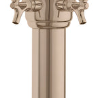 Thumbnail image #1 for Perlick Corporation 69526-2NTF-R Napoli Tower 2-Faucet Air-Cooled Direct Draw Beer Dispensing Kit, Tarnish-Free Brass