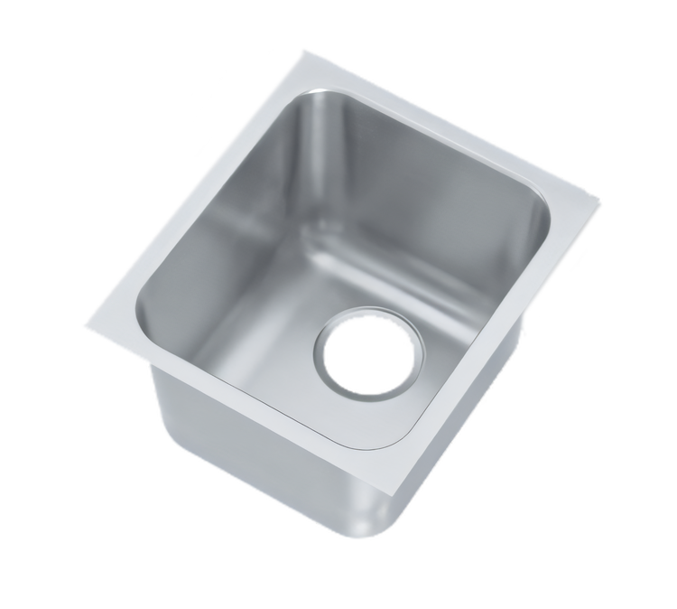 Product image #1 for Vollrath 1-Compartment Weld-In/Undermount Stainless Steel Sink, 14 x 12 x 9-3/4 Inch Bowl