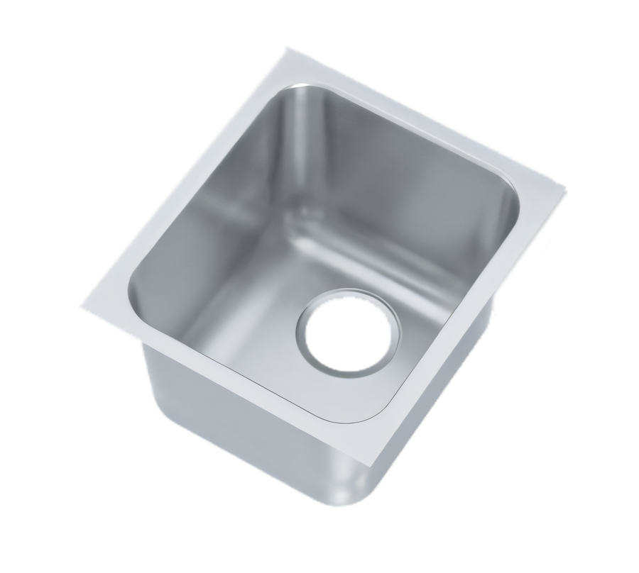 Product image #1 for Vollrath 1-Compartment Weld-In/Undermount Stainless Steel Sink, 14 x 12 x 9-3/4 Inch Bowl