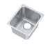 Thumbnail image #1 for Vollrath 1-Compartment Weld-In/Undermount Stainless Steel Sink, 14 x 12 x 9-3/4 Inch Bowl