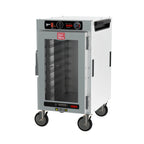 Thumbnail image #1 for Metro HotBlox™ HBCN8-AC-M 8-Pan Half-Height Mobile Insulated Holding Cabinet, Clear Door, Analog Controls