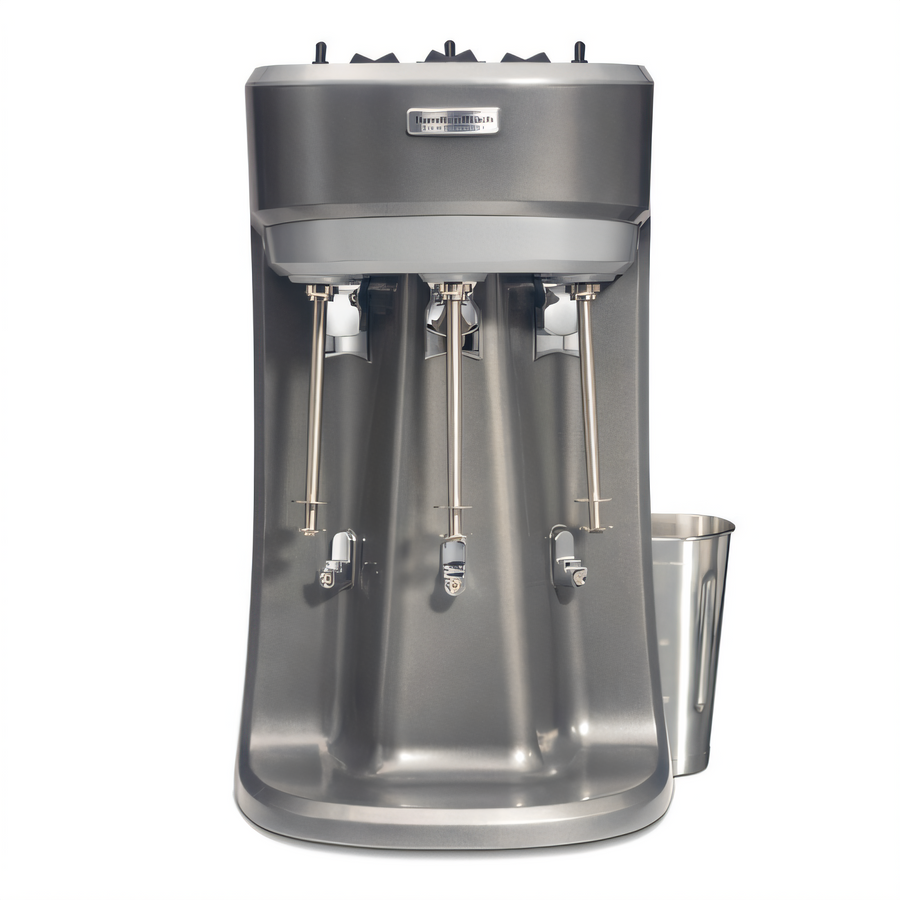 Product image #1 for Hamilton Beach Commercial HMD400R Triple Spindle Drink Mixer with 3 Motors and Stainless Steel Cups
