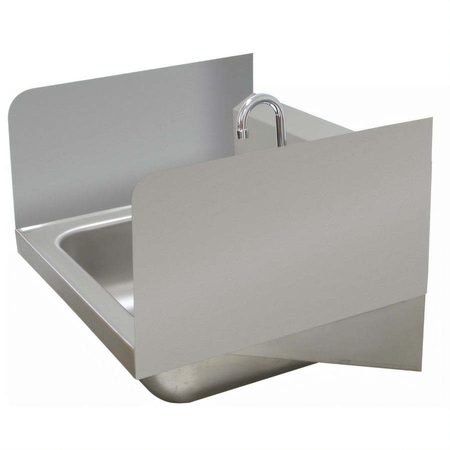 Product image #1 for Advance Tabco 12-Inch Welded Dual Side Splash for Hand Sinks with 16 x 20 Bowl