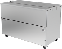 Beverage-Air ST58HC-S Dual Access Cold Wall School Milk Cooler, 58 Inch Stainless Steel, 22.5 Cu. Ft.