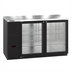 Thumbnail image #1 for Hoshizaki BB59-G 59-1/2-Inch Two-Section Back Bar Cooler with Glass Swing Doors