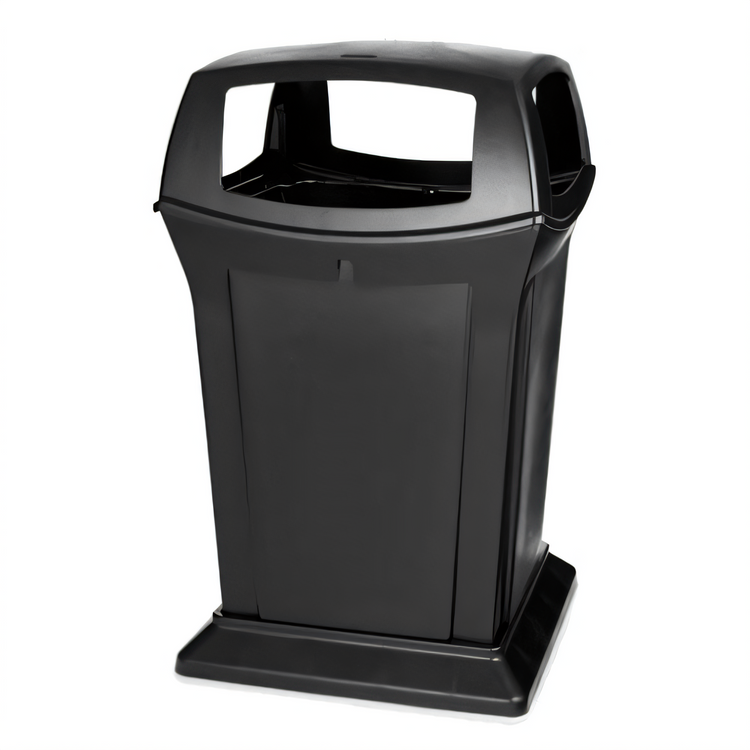 Product image #1 for Ranger 45 Gallon Dome Top Commercial Trash Container with 4 Access Openings