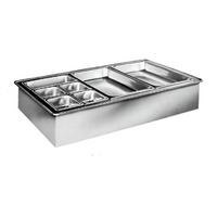 Atlas Metal WIC-6 6-Pan Insulated Cold Food Drop-In Unit