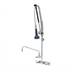 Thumbnail image #1 for EverSteel DuraPull Wall-Mount Workboard Pull-Down Pre-Rinse Unit with Add-On Faucet, 8-Inch Centers, 12-Inch Swing Nozzle