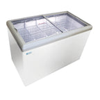 Thumbnail image #1 for Excellence Commercial Products HB-14HCD Dual-Temperature Chest Refrigerator/Freezer, 13.8 Cu. Ft., Sliding Glass Doors