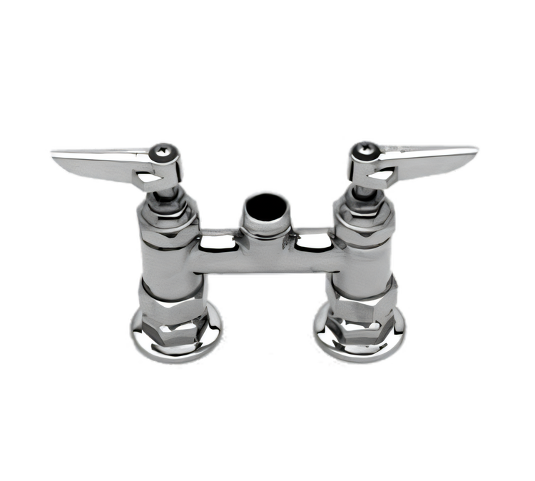 Product image #1 for T&S Brass 4-Inch Center Deck-Mount Double Pantry Mixing Faucet Without Spout
