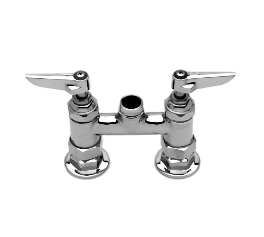 Product image #1 for T&S Brass 4-Inch Center Deck-Mount Double Pantry Mixing Faucet Without Spout
