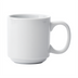 Thumbnail image #1 for Winco Mangula 12 oz Round Stacking Porcelain Coffee Mug, White