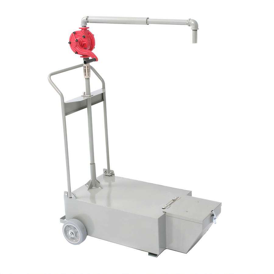 Product image #1 for Frymaster Dean PSDU100 Shortening Disposal Unit, 100 lb. Oil Capacity, Manual Pump, 6-Inch Wheels