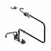 Thumbnail image #1 for T&S Brass Double Pantry Deck-Mount Mixing Faucet with Pot Filler, 12-Inch Swing Nozzle, and 60-Inch Hose