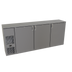 Thumbnail image #1 for Glastender CS1FB84 Shallow-Depth Front-Serviced One-Zone Back Bar Cooler, 84-Inch, Three-Section, Self-Contained