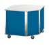 Thumbnail image #1 for 4-Series Signature Server Universal Corner Station with Stainless Steel Top and Enclosed Base, 34-Inch ADA Height