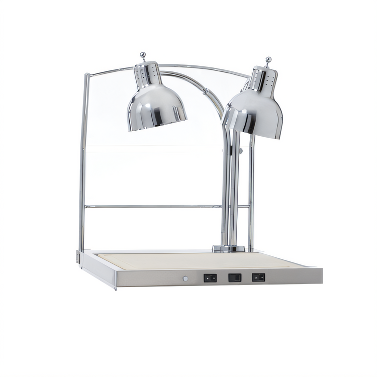 Product image #1 for Alto-Shaam CS-200/S Countertop Hot Food Holding Carving Station with 2 Heat Lamps and Breath Guard