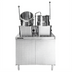 Thumbnail image #1 for Crown EMT-6-6 Electric Dual 6-Gallon Tilting Kettle & Cabinet Assembly