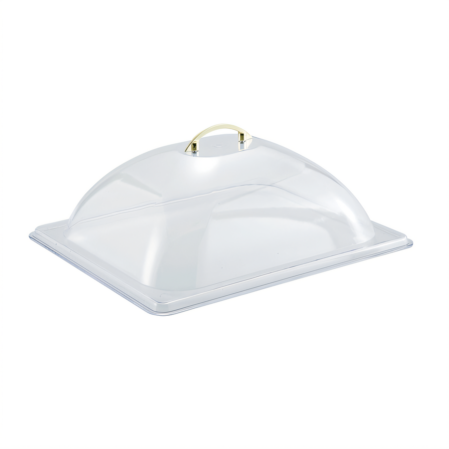 Product image #1 for Winco 1/2 Size Polycarbonate Lift-Off Dome Tray Cover