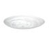 Thumbnail image #1 for American Metalcraft Translucence Collection 15-7/8 Inch Round Resin Serving Platter, 74.5 oz., White Swirl