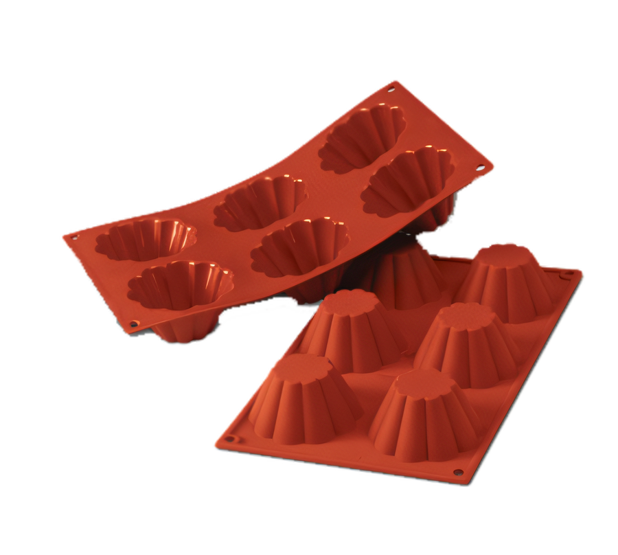 Product image #1 for Silikomart Briochette Silicone Baking Mold, 6-Cavity
