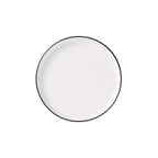 Thumbnail image #1 for Libbey Porcelana Linea 114222 7-3/4-Inch Round Stacking Plate, Porcelain, Black